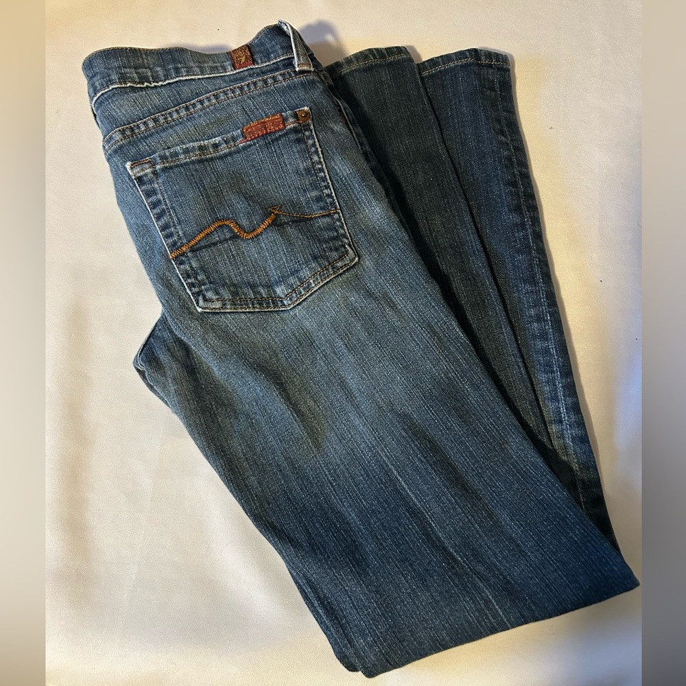 7 For All Mankind Light Blue Denim Jeans